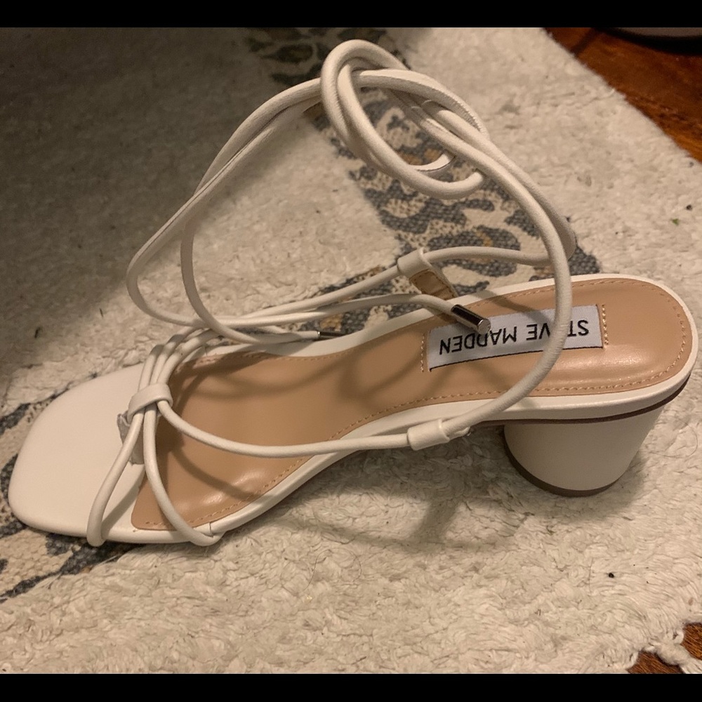 Sandals with ankle straps